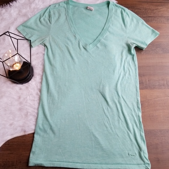 PINK Victoria's Secret Tops - · Victoria’s Secret PINK Short Sleeve Lounge Top ·